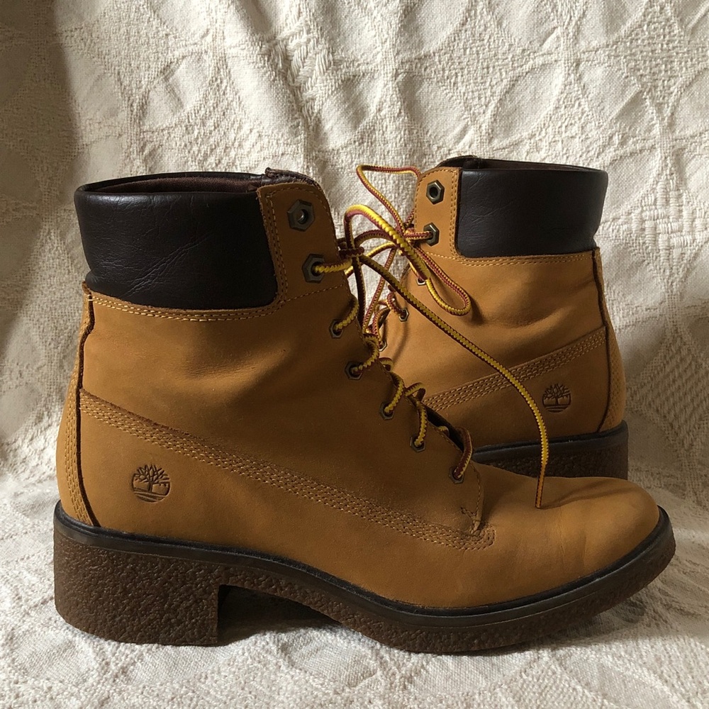 Timberland -feminine Women's Brown and Tan Lace-Up Boots